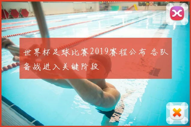 世界杯足球比赛2019赛程公布 各队备战进入关键阶段